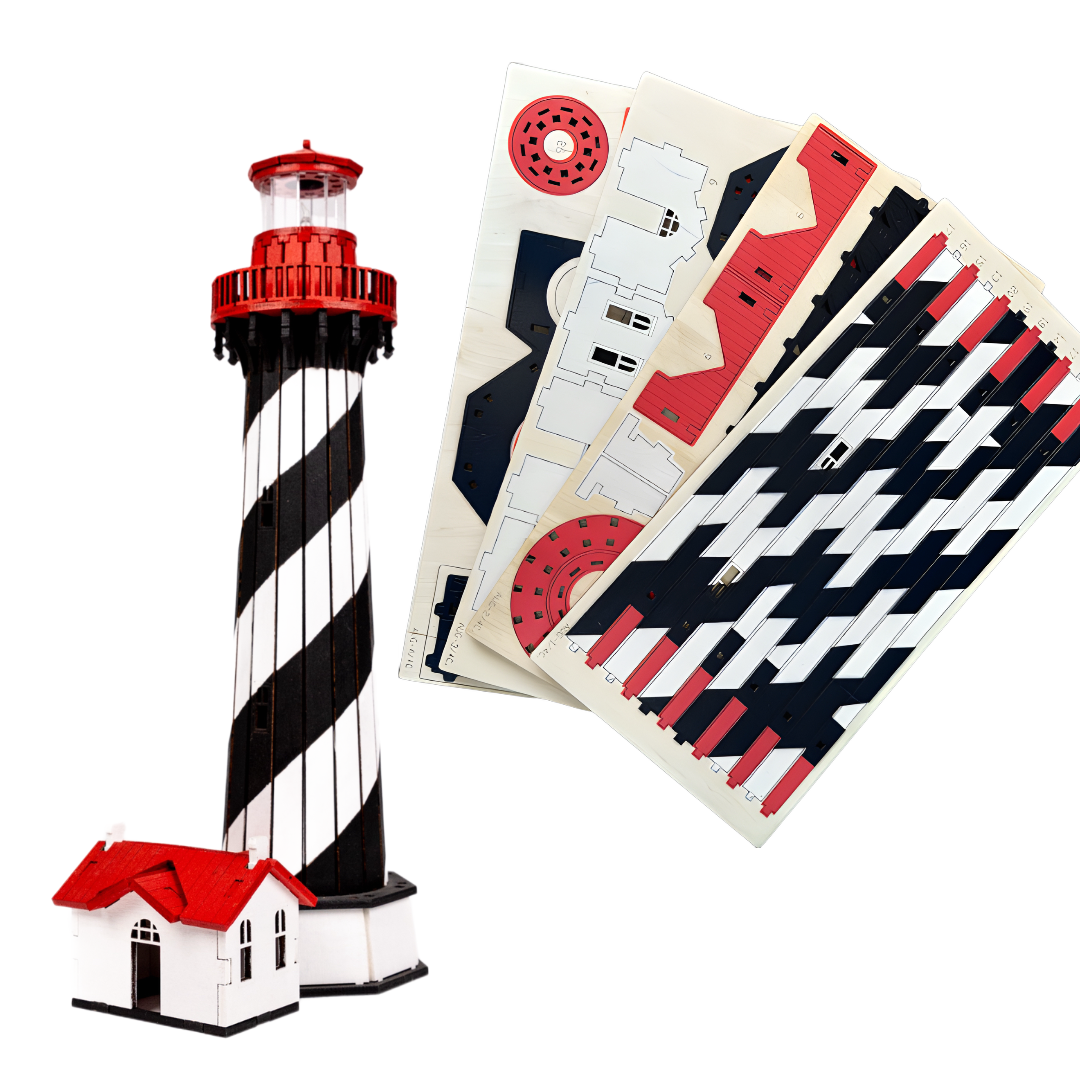 St. Augustine Lighthouse (Florida, USA), prefabricated wooden model