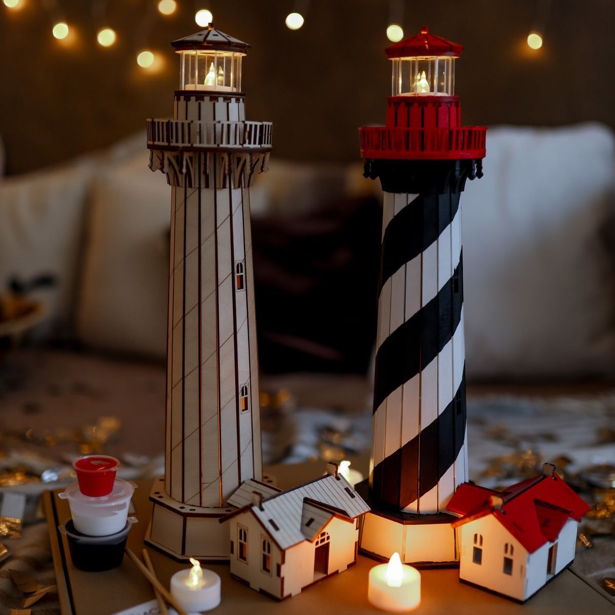 St. Augustine Lighthouse (Florida, USA), prefabricated wooden model