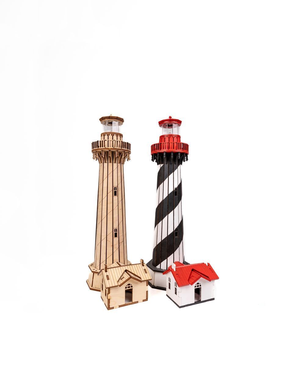 St. Augustine Lighthouse (Florida, USA), prefabricated wooden model