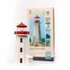 Peggy's Cove Lighthouse (Canada), prefabricated wooden model