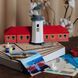 Lighthouse on Zmiiniy Island with an extension (Ukraine), prefabricated wooden model