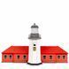 Lighthouse on Zmiiniy Island with an extension (Ukraine), prefabricated wooden model