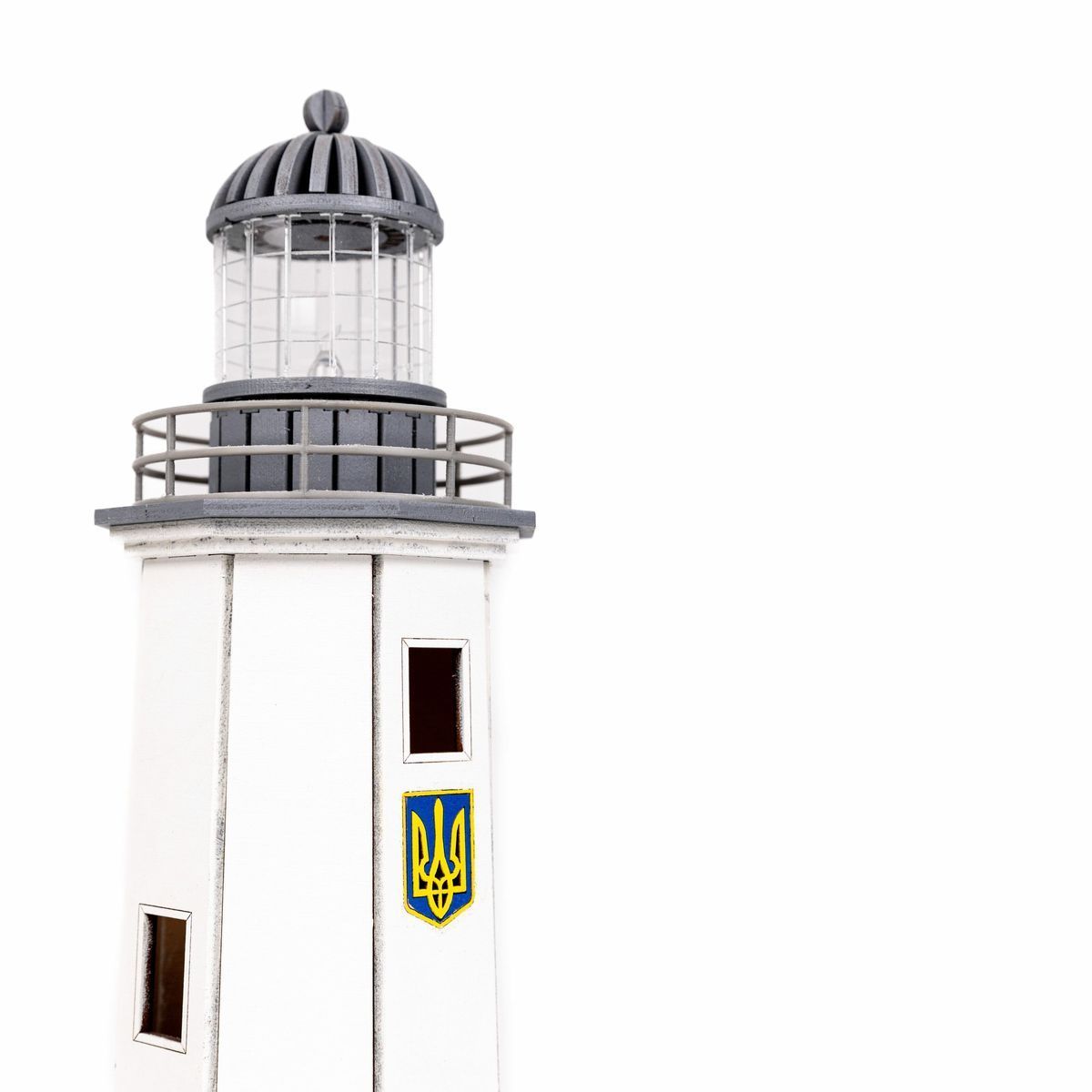 Маяк на острові Зміїний (Україна), збірна дерев'яна модель zm.c фото