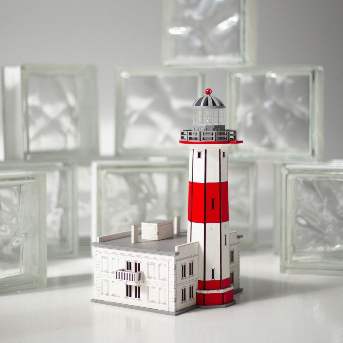Lower Berdyansk Lighthouse (Ukraine), prefabricated wooden model